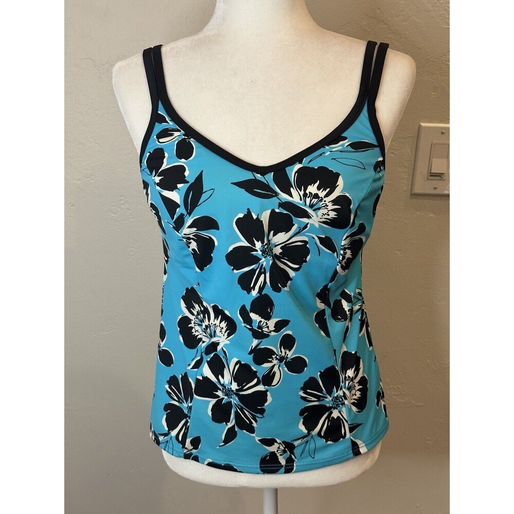 Miraclesuit Malibu Aqua Tankini Size 10D 3346d